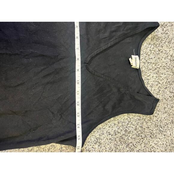 Open Edit Maxi Reversible Tank Dress, Women’s XS Black Modal, Side Slits Capsule - Picture 7 of 13